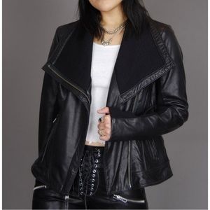 Michael Kors Genuine Leather Jacket (size L)